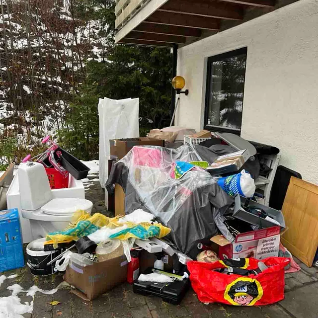 Opprydding av dødsbo og diverse løsøre utendørs
